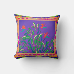 Coussin Oiseau du paradis