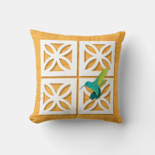 Coussin Oiseau Jetant de l'oreiller du milieu du siècle mo