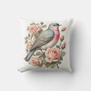 Coussin oiseau mignon