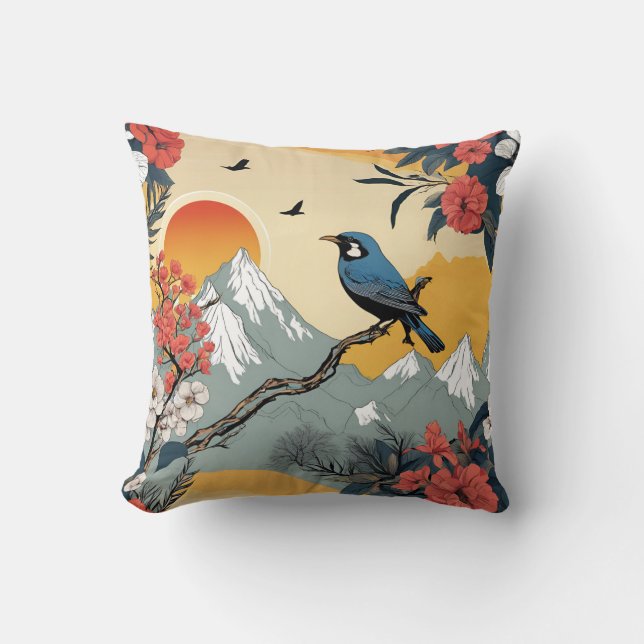 Coussin Oiseau précoce (Recto)