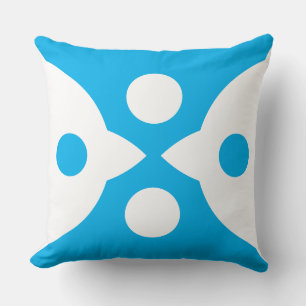Coussin Oiseaux Abstraits Gras Design simple Ciel bleu