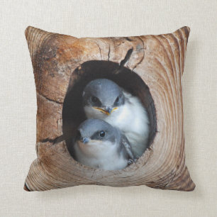 Coussin Oiseaux de bébé
