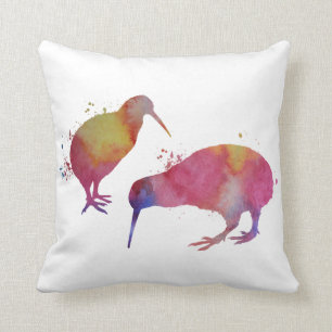 Coussin Oiseaux de kiwi