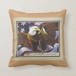 Coussin Oiseaux de paix