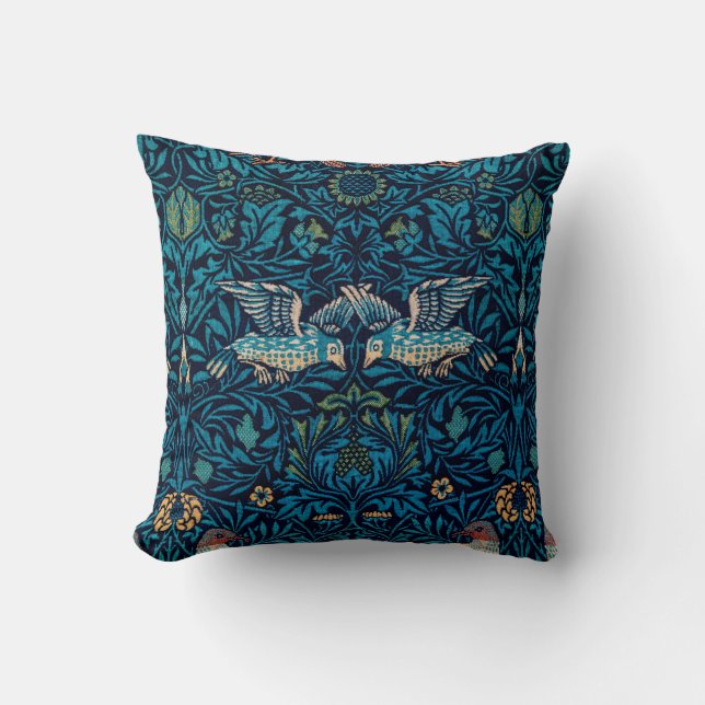 Coussin Oiseaux de William Morris (1834-1896) (Recto)