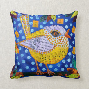 Coussin Oiseaux musicaux