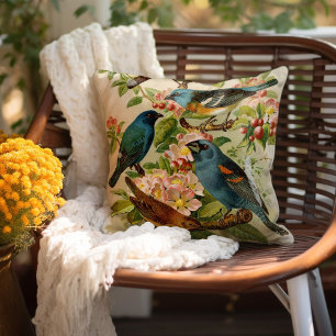 Coussin Oiseaux nord-américains Tzel Gustav Mü