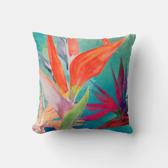 Coussin Oiseaux vivants du paradis (Recto)