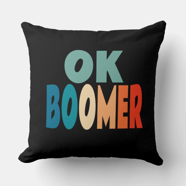 Coussin Ok Boomer (Recto)