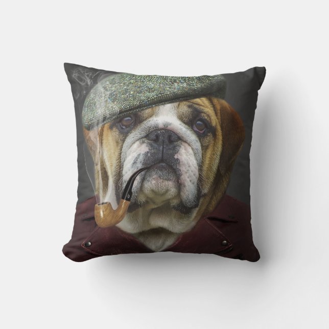 Coussin Old English Bulldog (Recto)