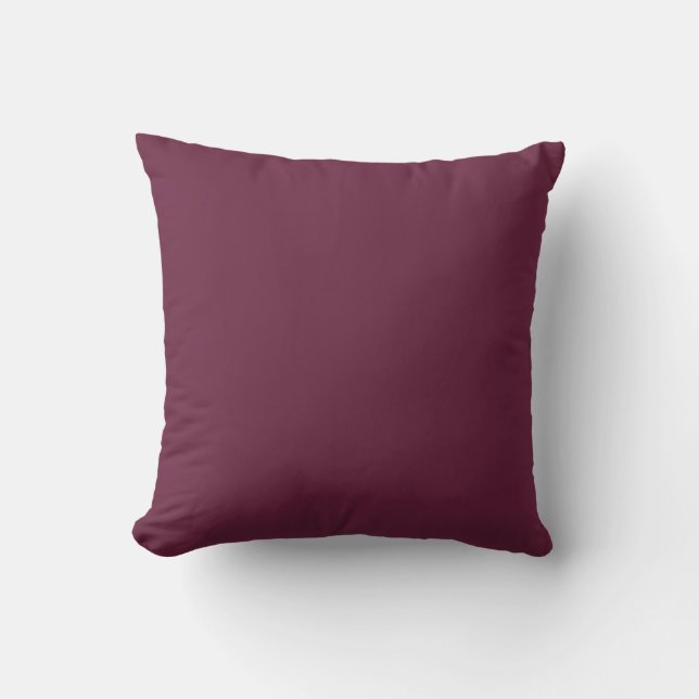 Coussin Old Mauve Solid Plain (Recto)