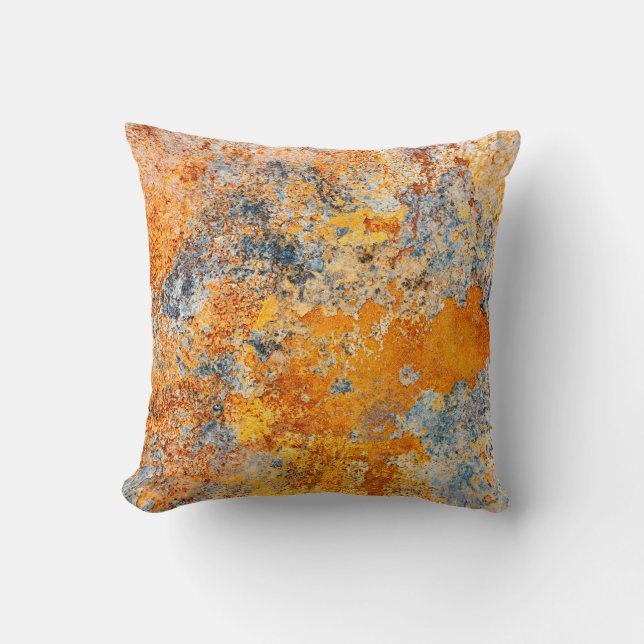 Coussin Old rust texture. Grunge rusted metal background. (Recto)