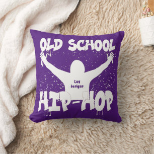 Coussin OLD SCHOOL HIP HOP musique drôle