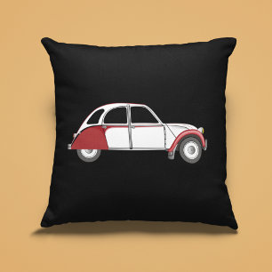 Coussin Oldtimer 2CV Dolly Rouge