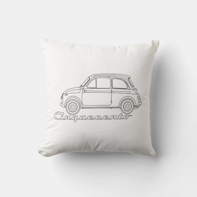 Coussin Oldtimer Cinquecento Der PUCH 500 (Recto)