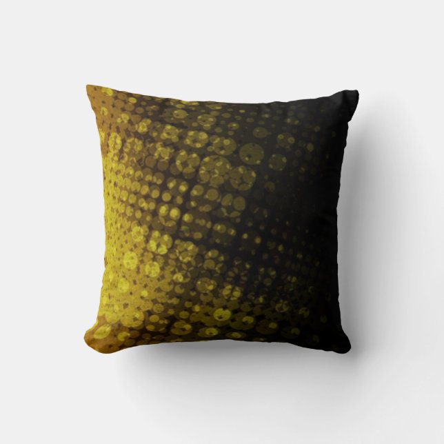Coussin olive foncé de bruit de Halfton (Recto)