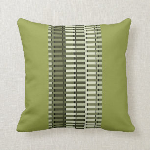 Coussin Olive Green Style moderne Motif Abstrait