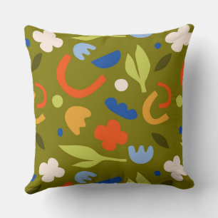 Coussin Olive Meadow