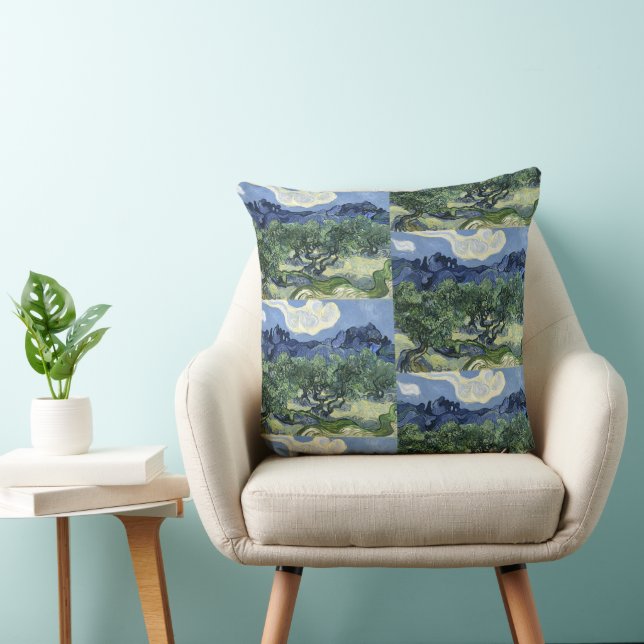 Coussin Olive Trees de Van Gogh - Blue Mountain Art (Chaise)