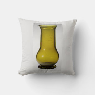Coussin Olive vase gris pillow