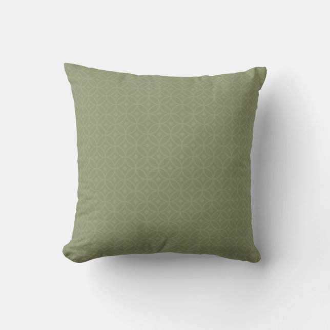 Coussin Olivier vert clair (Recto)