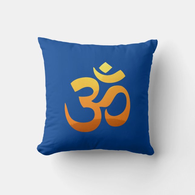 Coussin Om Mantra Symbole Asana Relax Méditation Yoga (Recto)