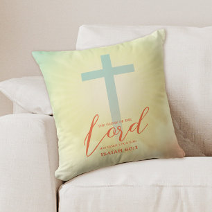 Coussin Ombre Croix Écriture