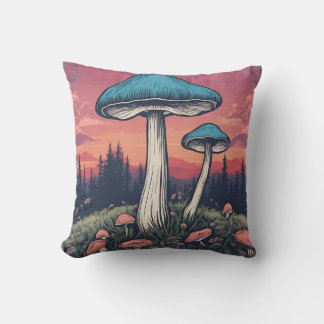 Coussin Ombre de champignons magiques D14