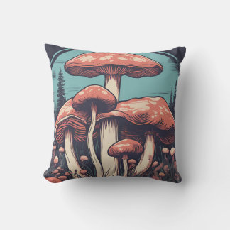 Coussin Ombre de champignons magiques D18