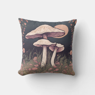 Coussin Ombre de champignons magiques D33