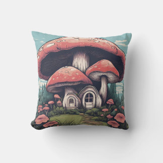 Coussin Ombre de champignons magiques D6