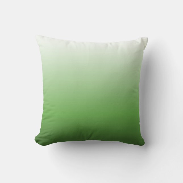 COUSSIN OMBRE Designer blanc à vert (Recto)