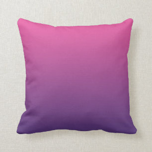 Coussin "Ombre rose et pourpre"