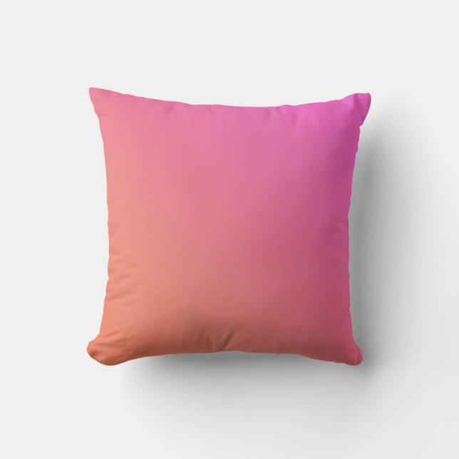 Coussin Ombre rose personnalisée (Recto)