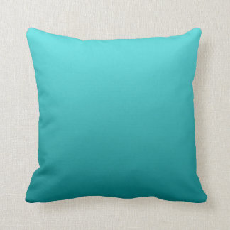 Coussin "Ombre turquoise foncé"
