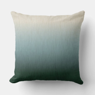 Coussin Ombre Vert Forêt Crème