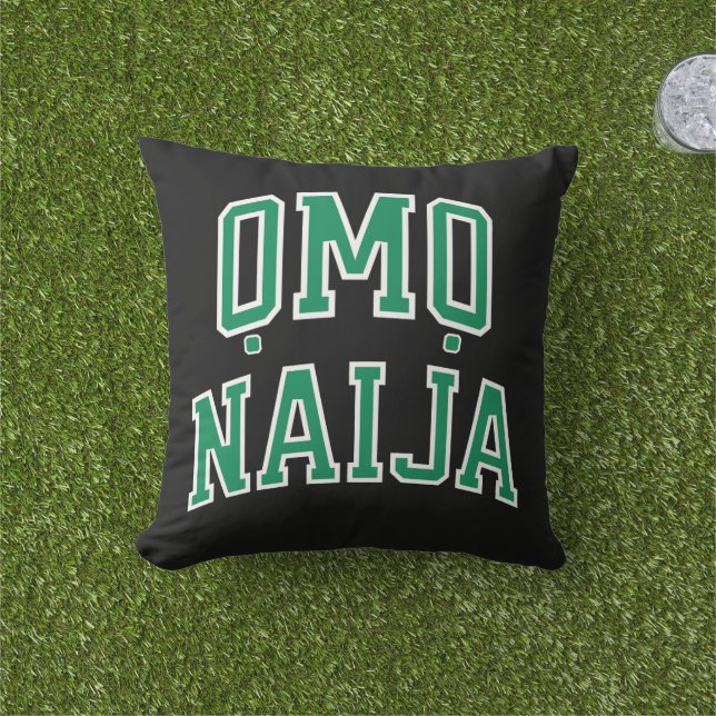 Coussin Omo-Naija — Patrimoine nigérian (Herbe)