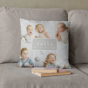 Coussin Oncle Moderne 4 Photo Gris