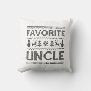 Coussin Oncle préféré