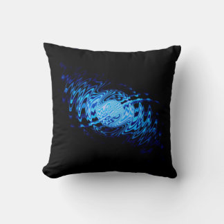Coussin Ondes Abstraites et légères tourbillonnantes 6