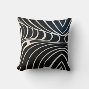 coussin ondes noires