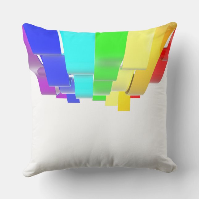 Coussin Ondes Rainbow (Verso)