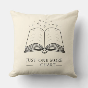Coussin One More Chapter - Cozy Book Lover Throw Pillow