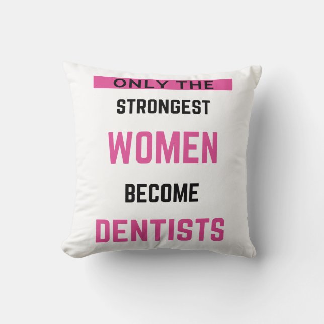 Coussin Only The Strongest (Recto)