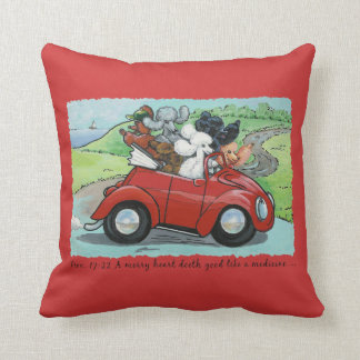Coussin Oodles de canicules et Vintage Red Auto