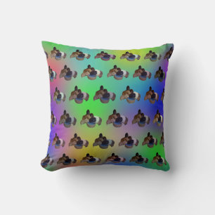 Coussin Opal Guinée Motif de porc,