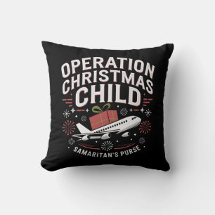 Coussin Opération Noël Enfant drôle Famille correspondant