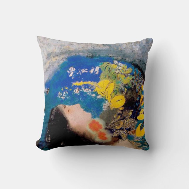 Coussin Ophélie, Redon (Recto)