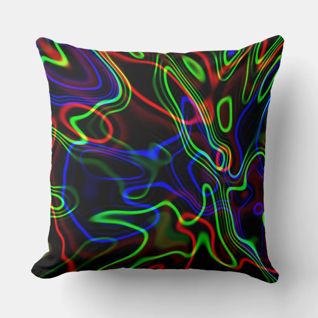 Coussin Options Abstraites de Neon Art 1&2 (Recto)