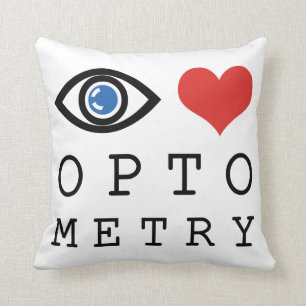Coussin Optométrie du coeur - Optométriste Organigramme